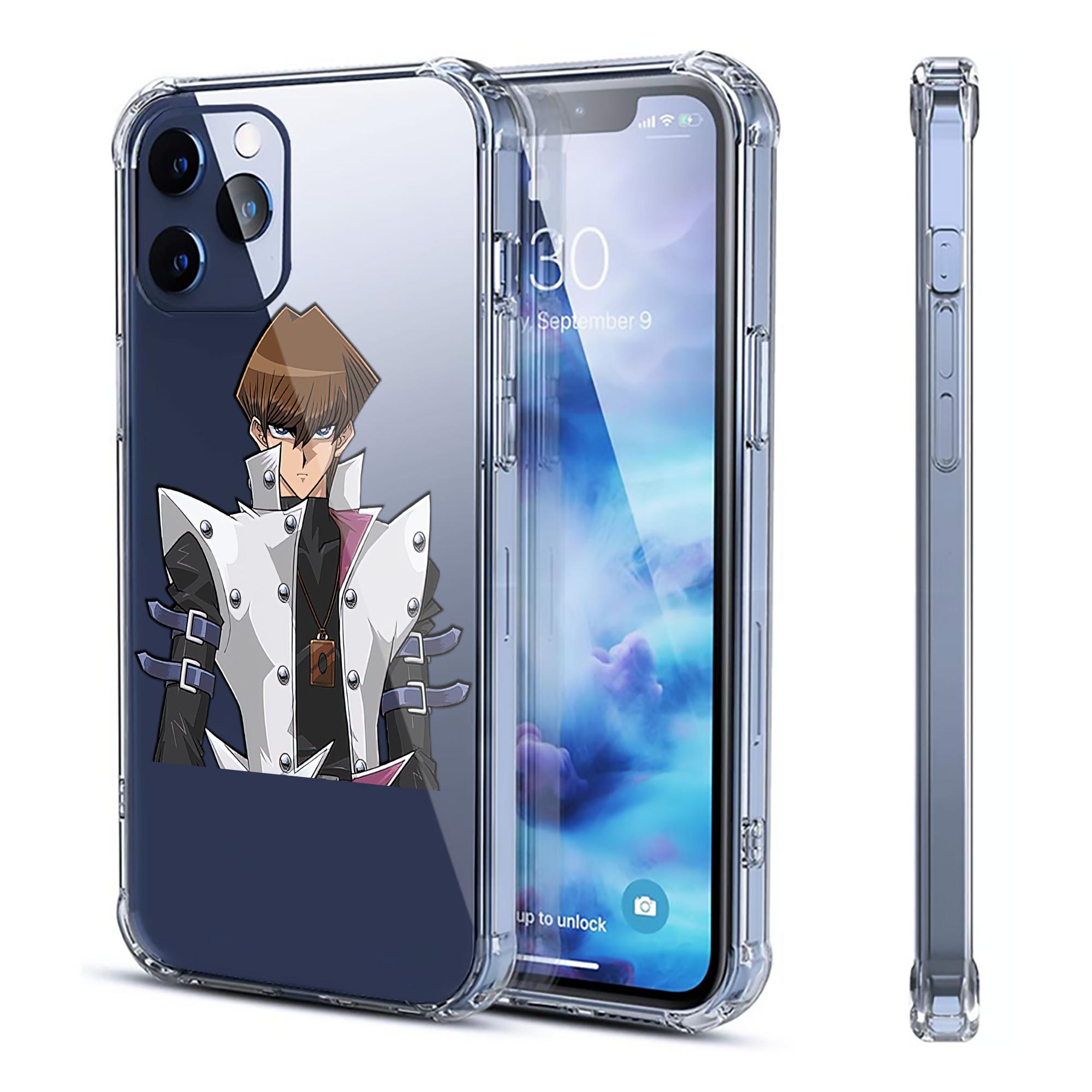 （画像用） 遊☆戯☆王 Yu-Gi-Oh! 【iPhone 12シリーズ対応】透明スマホケース（クリアソフトケース）